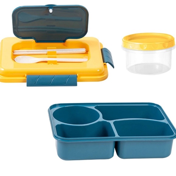 Fareha Yellow and Blue Lunch Box💛💙 - Picture 10 of 11